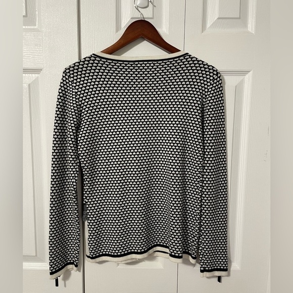 Fontana Women’s Crystal embellished zipper asymmetrical zip sweater size Small - Picture 7 of 13